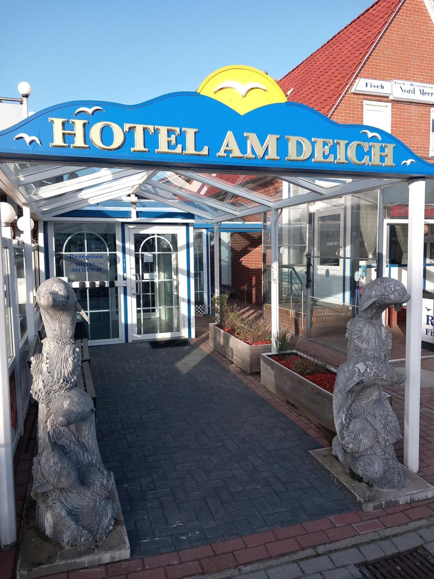 Hotel Am Deich Норддайх Экстерьер фото